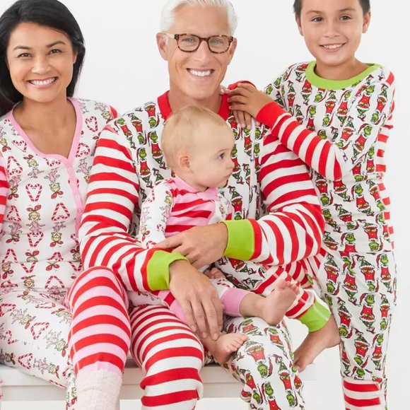 NWT Hanna Andersson Dr. Seuss Grinch Baby Zip Sleeper - Picture 2 of 7